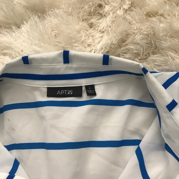 Striped “High-Low” Top - Picture 2 of 4